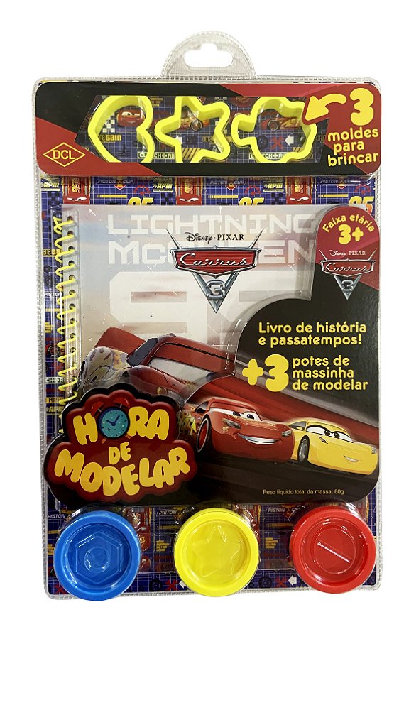 Livro Disney - Hora De Modelar - Carros