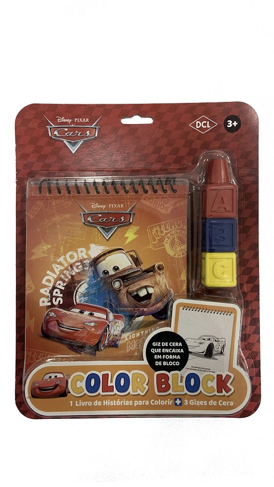 Livro Disney - Color Block - Carros