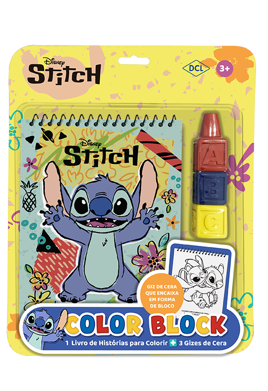 Livro Disney - Color Block - Stitch