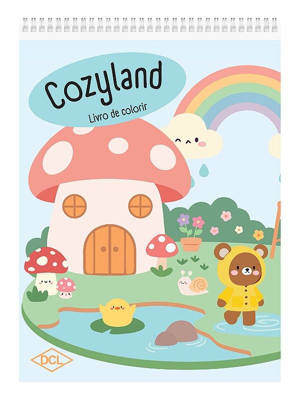 Livro Cozyland - Livro De Colorir - Vol. 2 - Urso