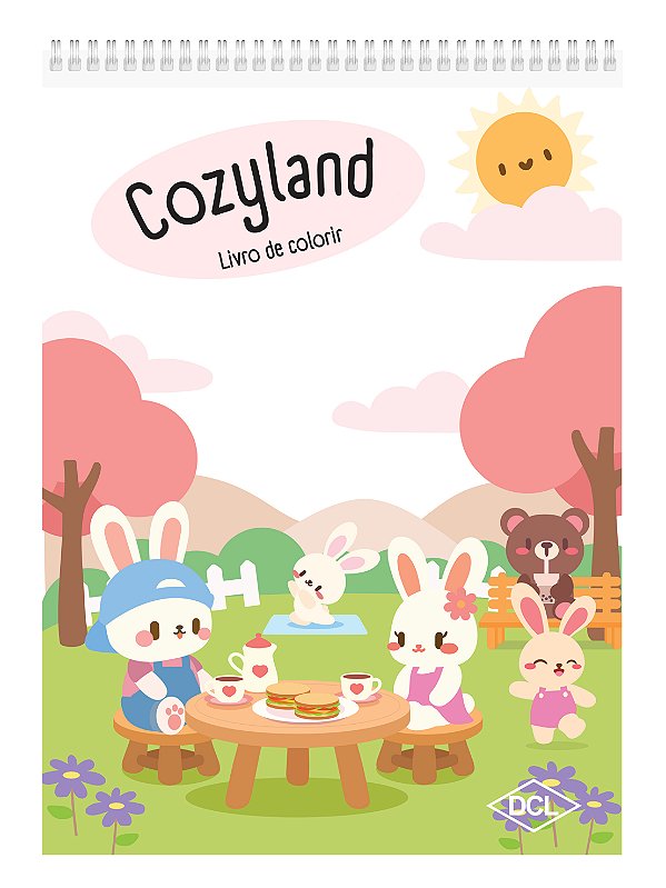 Livro Cozyland - Livro De Colorir - Vol. 3 - Coelho