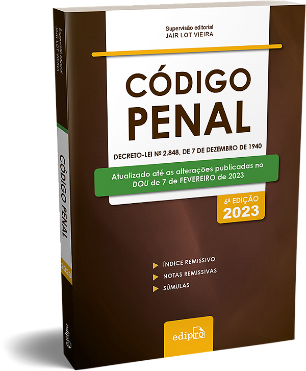 Livro Código Penal 2023: Míni