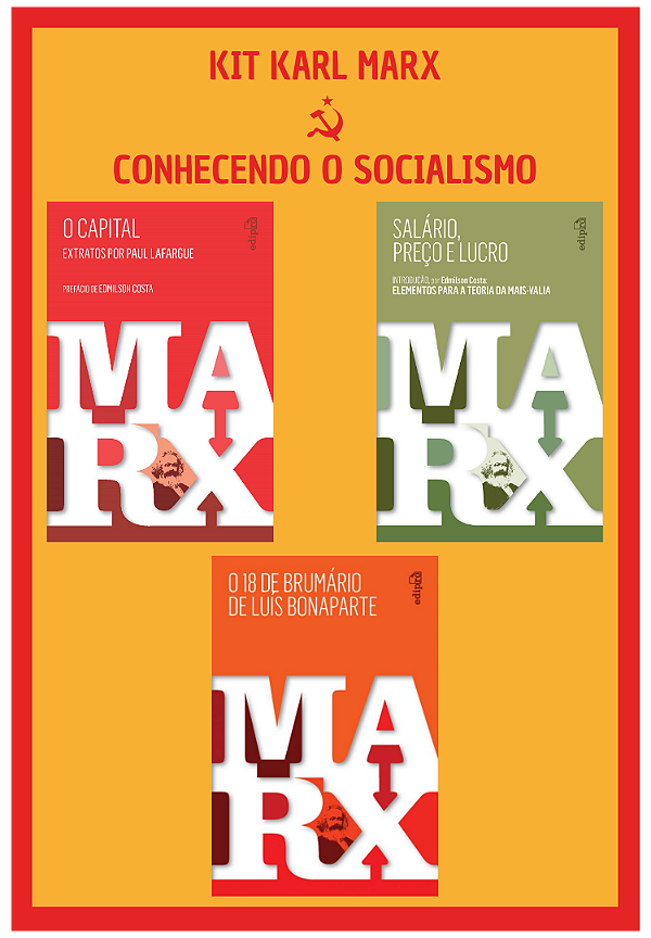 Livro Kit - Karl Marx - Conhecendo O Socialismo