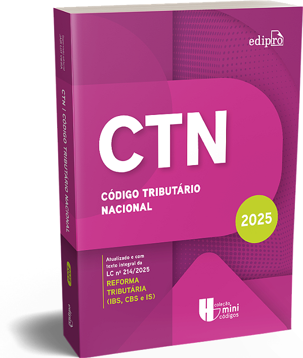 Livro Código Tributário Nacional - 01Ed/25