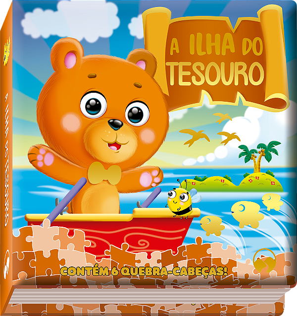 Livro A ilha do tesouro: almofadado