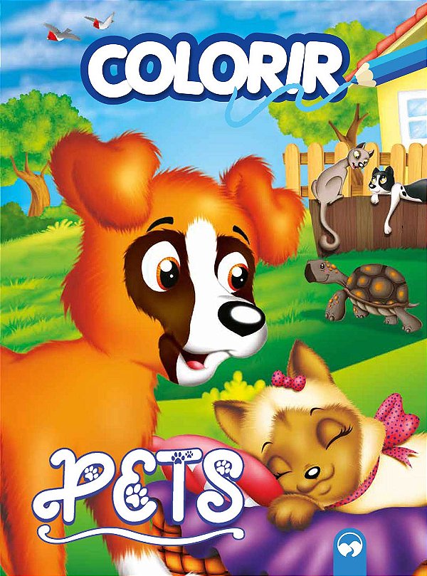 Livro Pets: explosão de cores