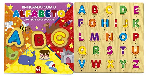 Livro Brincando com o Alfabeto: Peças para Encaixar