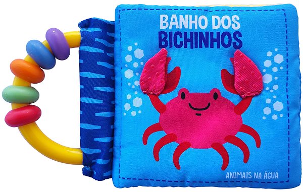 Livro Banho dos Bichinhos: Livro Chocalho