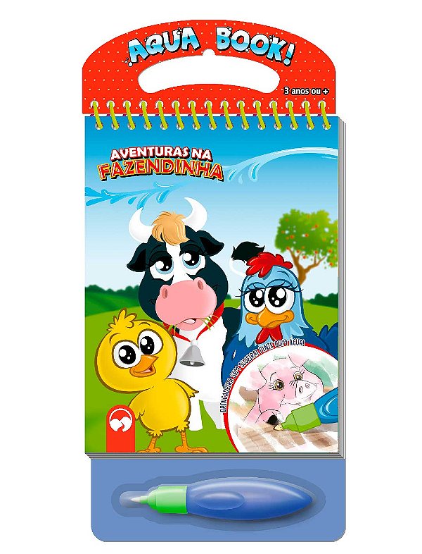 Livro Aquabook - Aventuras na fazendinha