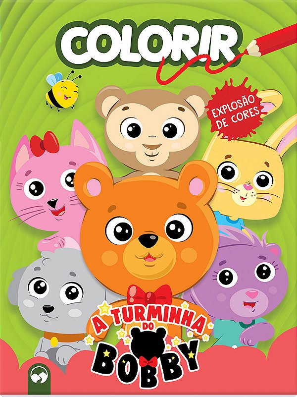 Livro A turminha do Bobby: explosão de cores
