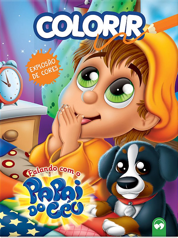 Livro Papai do Céu: explosão de cores