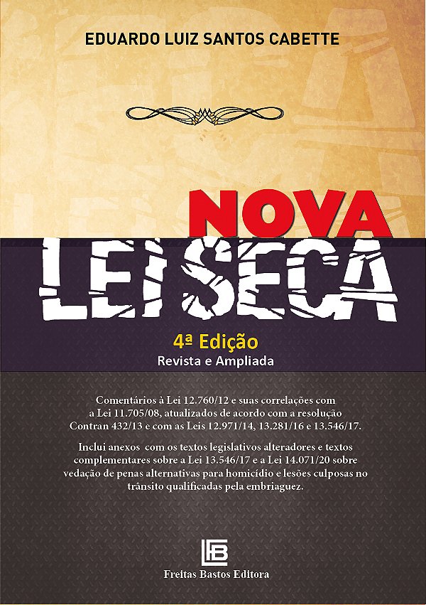 Livro Nova Lei Seca
