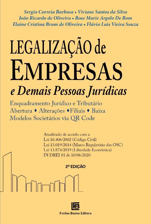 Livro Legalização de Empresas e demais Pessoas Jurídicas