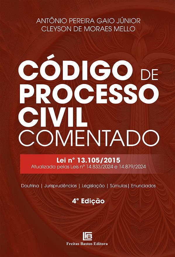 Livro Código De Processo Civil Comentado - 04Ed/24
