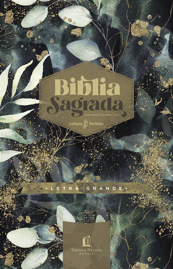 Livro Bíblia Jardim Noturno, NVI, Capa Dura, Letra Grande...