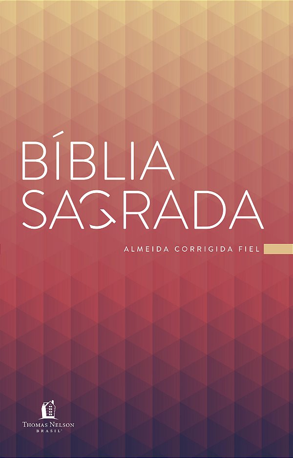 Livro Bíblia ACF Prisma Coral, Brochura, Econômica