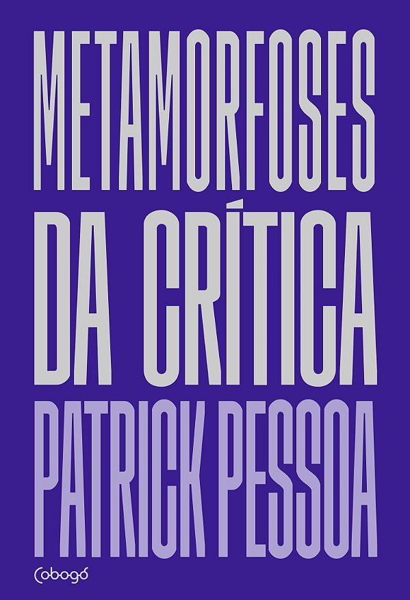 Livro Metamorfoses da crítica