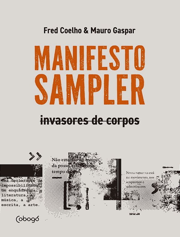 Livro Manifesto Sampler: Invasores de corpos