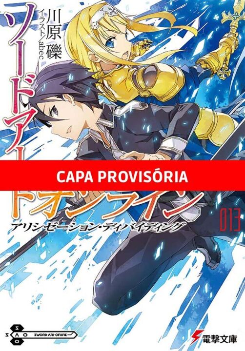 Livro Sword Art Online - Alicization Dividing