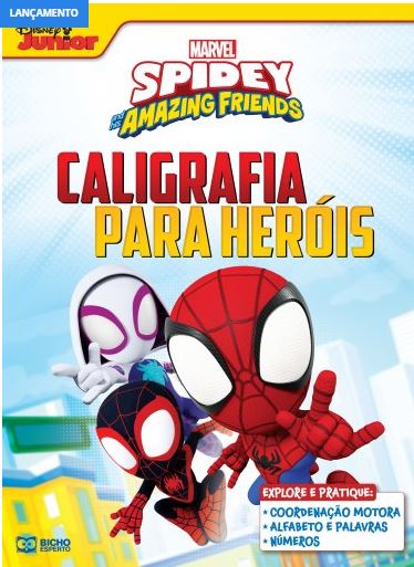 Livro Marvel Spidey - Caligrafia Para Heróis