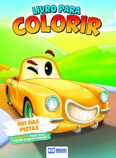 Livro Livro Para Colorir Máquinas Radicais - Reis Da Pista