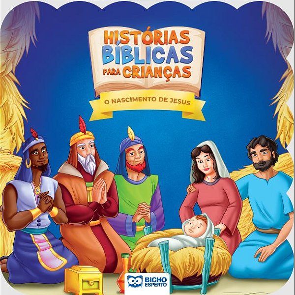 Livro Histórias Bíblicas Para Crianças - Nascimento De Jesus