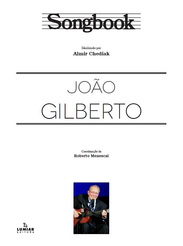 Livro Songbook João Gilberto