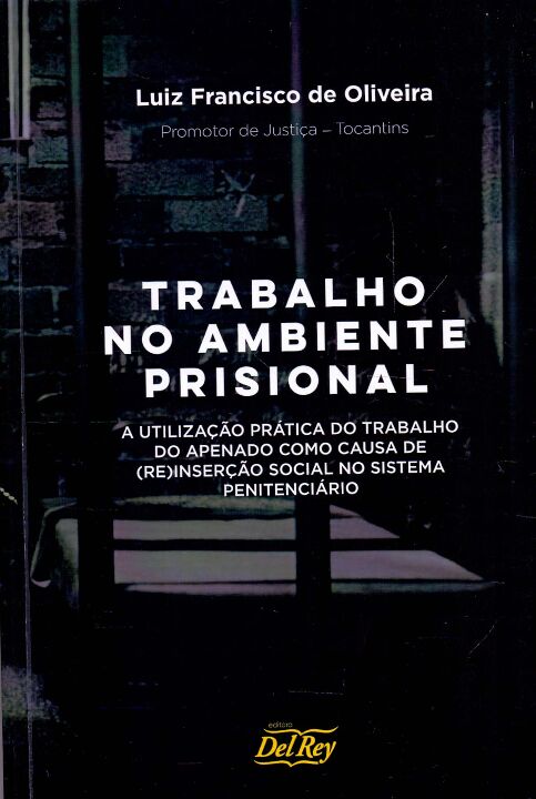 Livro Trabalho No Ambiente Prisional - 01Ed/20