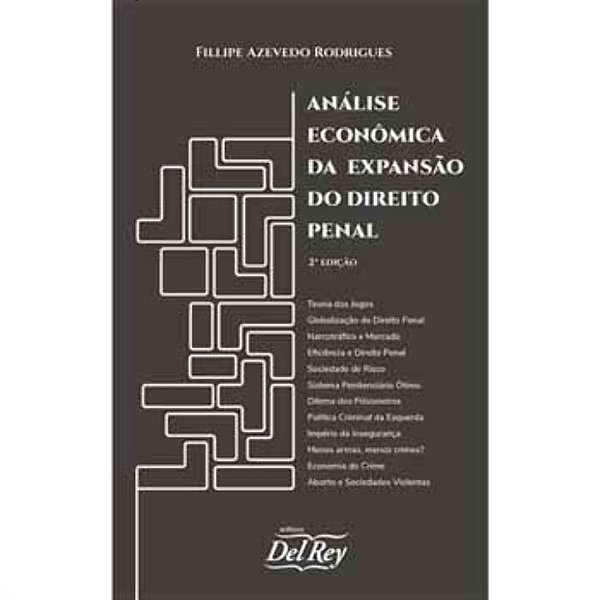 Livro Análise Econômica Da Expansão Do Direito Penal - 02...