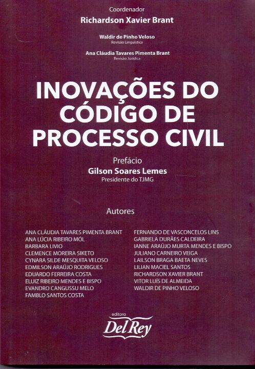 Livro Inovações Do Código De Processo Civil - 01Ed/21