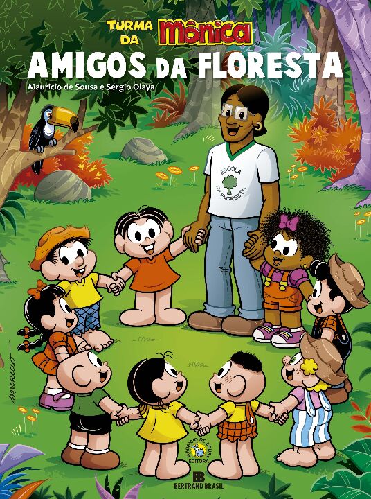 Livro Turma da Mônica: Amigos da floresta