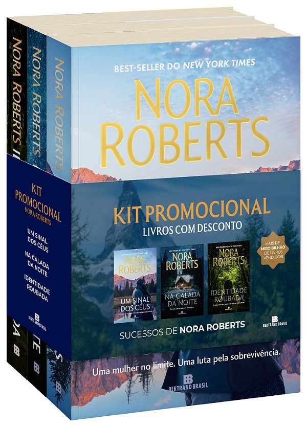 Livro Kit Nora Roberts: Um sinal dos céus + Na calada da ...