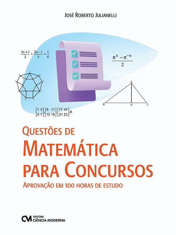 Livro Questões De Matemática Para Concursos