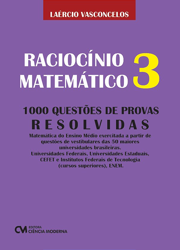 Livro Raciocínio Matemático 3