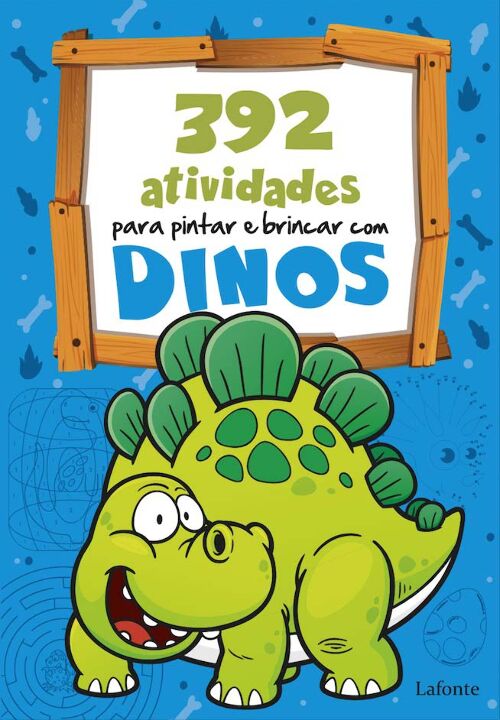 Livro 392 Atividades para pintar e brincar com Dinos