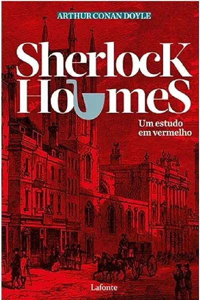 Livro Sherlock Holmes Um estudo em Vermelho