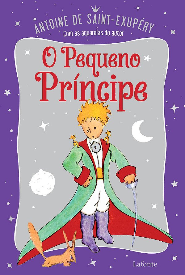 Livro O Pequeno Príncipe - Capa Lilás Holográfica