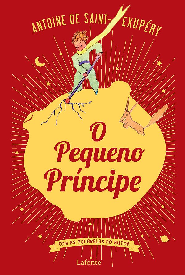 Livro O Pequeno Príncipe - Capa Vermelha