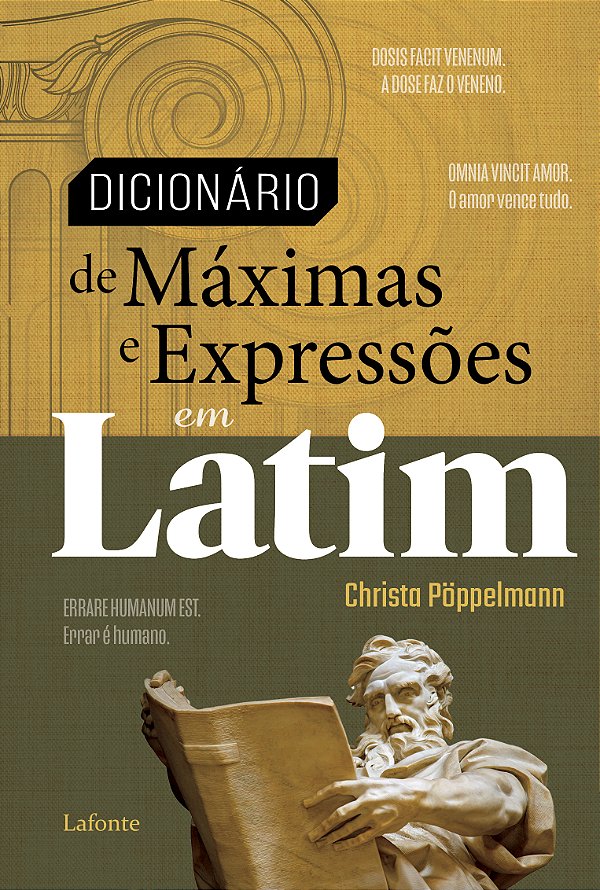 Livro Dicionário de Máximas e Expressões em Latim