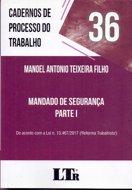 Livro Cadernos De Processo Do Trabalho N.36 - 01Ed/21
