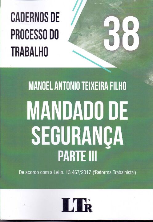 Livro Cadernos De Processo Do Trabalho N.38 - 01Ed/21
