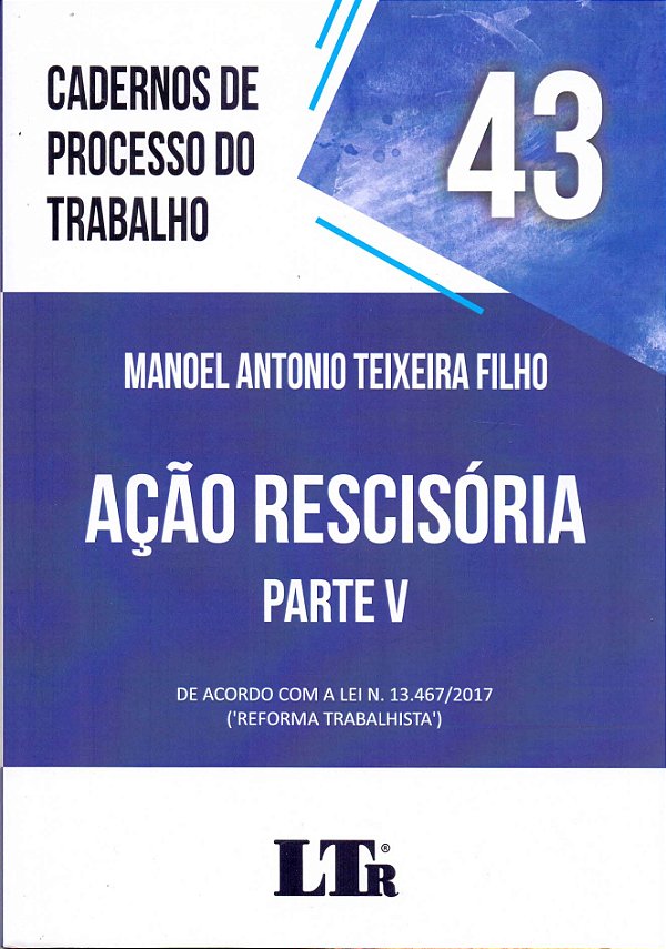 Livro Cadernos De Processo - Acao Rescisoria - 43Ed/22