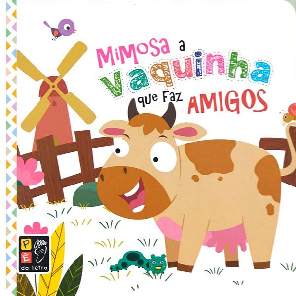 Livro Cartonado - mimosa a vaquinha que faz amigos