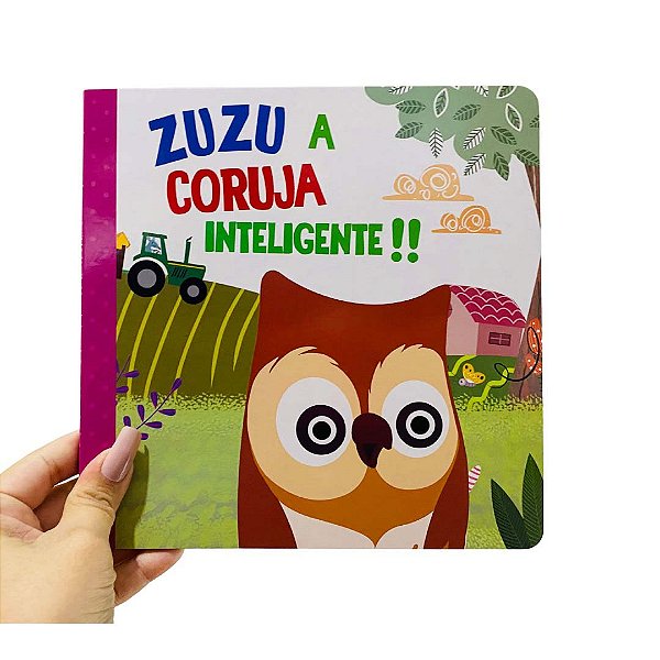 Livro Cartonado Gr - Zuzu A Coruja Inteligente!