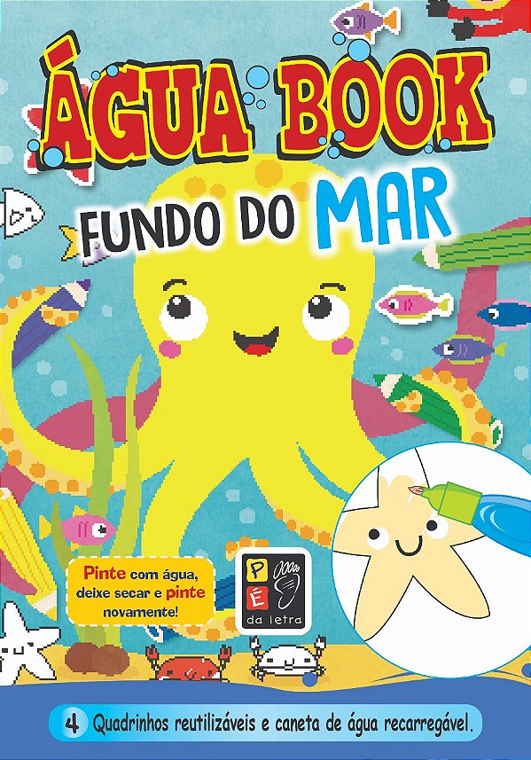 Livro Agua Book - Fundo Do Mar