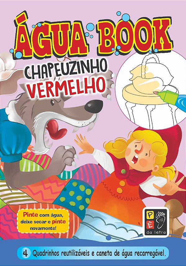 Livro Agua Book - Chapeuzinho Vermelho