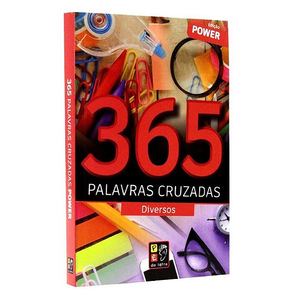 Livro 365 Palavras Cruzadas - Diversos