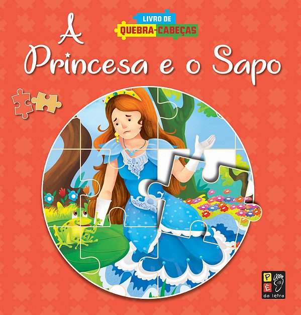 Livro Livro de quebra-cabeças - A princesa e o sapo