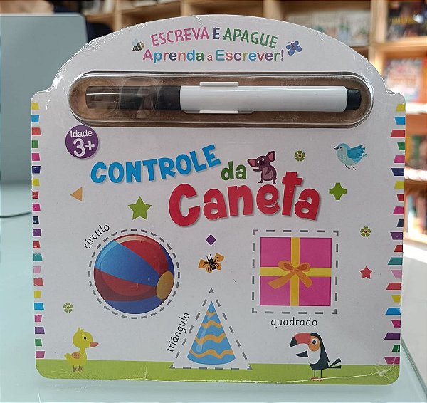 Livro Escreva e apague - controle da caneta