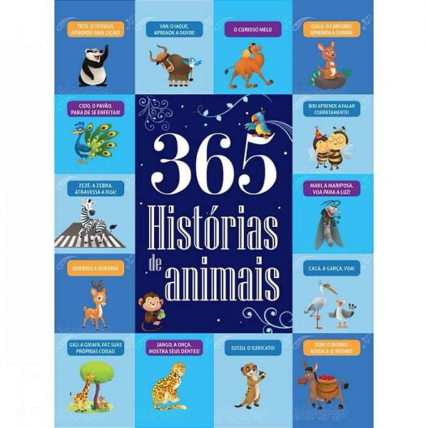 Livro 365 Histórias De Animais Formato Menor